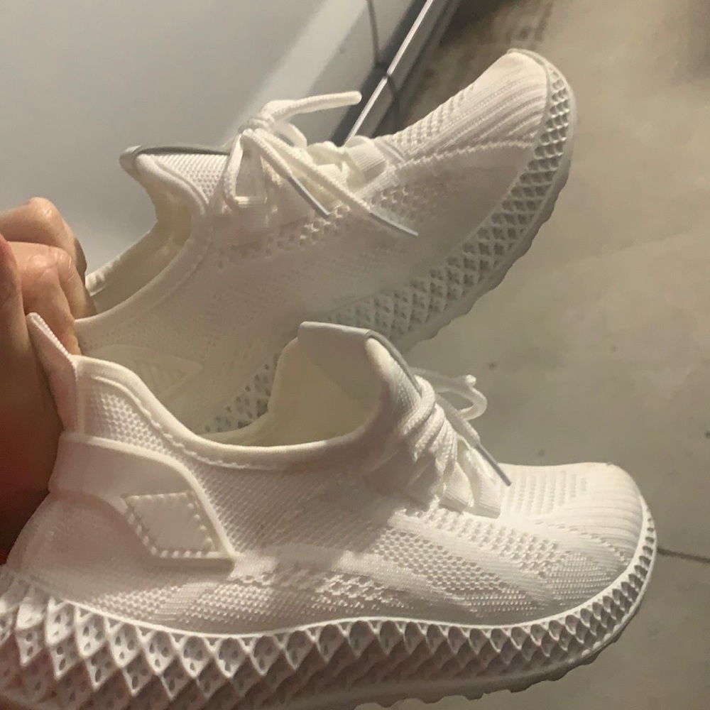 White sneakers